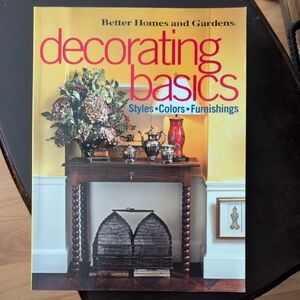 Better Homes and Gardens Decorating Basics Book - Yellow Cover